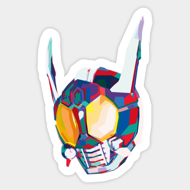 Colorful Rod Form Sticker by Bajingseng